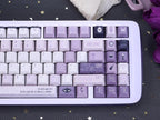 Purple Violet Theme Artisan Keycap Set