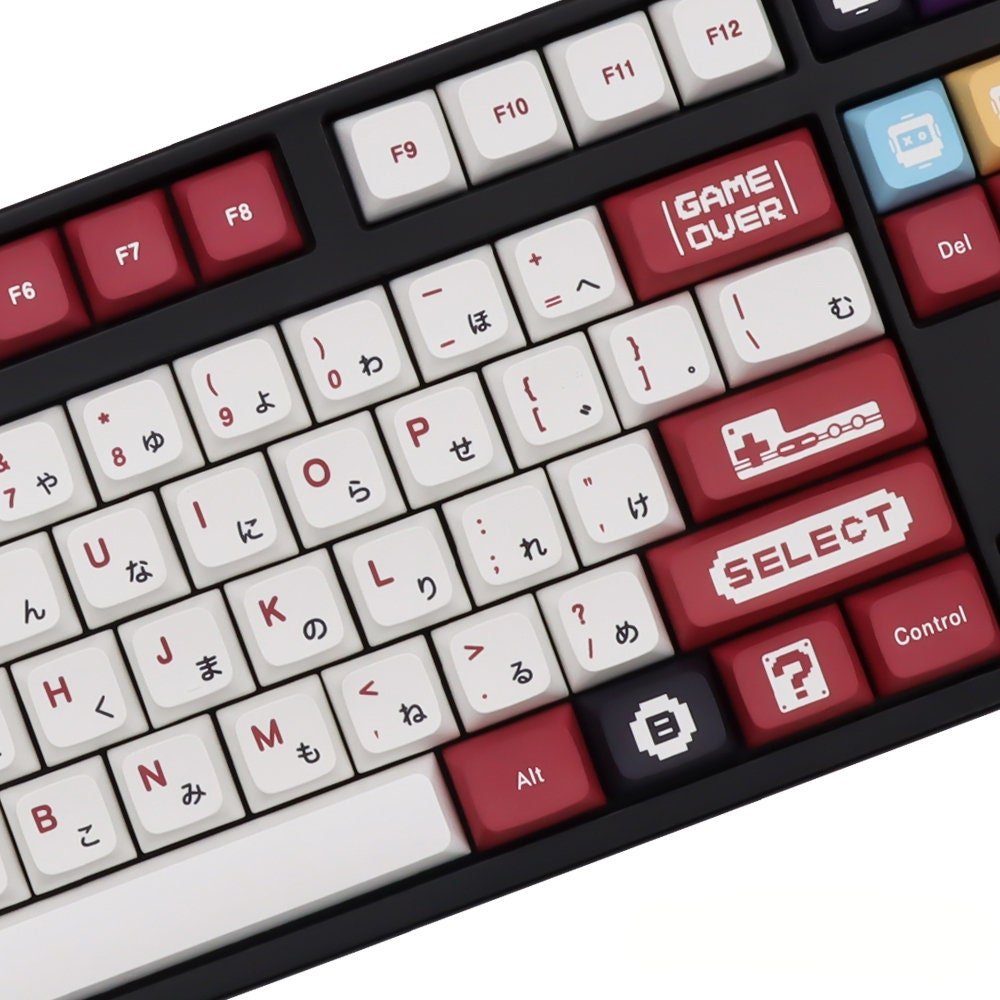Retro Gaming Theme Keycap Set - KeyArtisan®