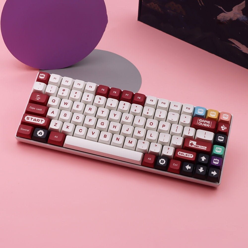 Retro Gaming Theme Keycap Set - KeyArtisan®