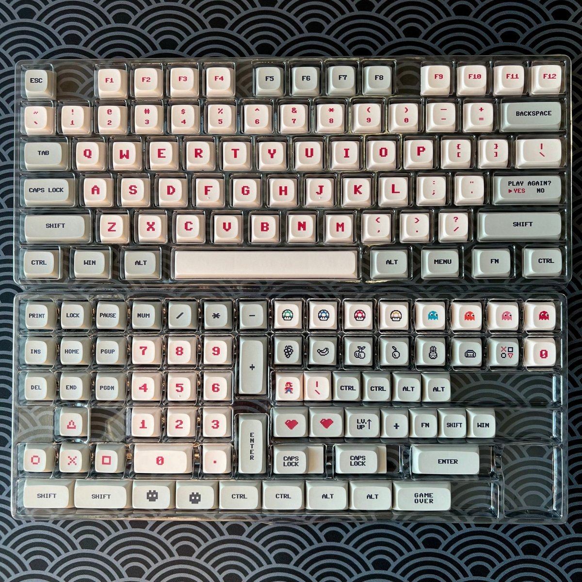 Retro Theme Gaming Console Keycap Set