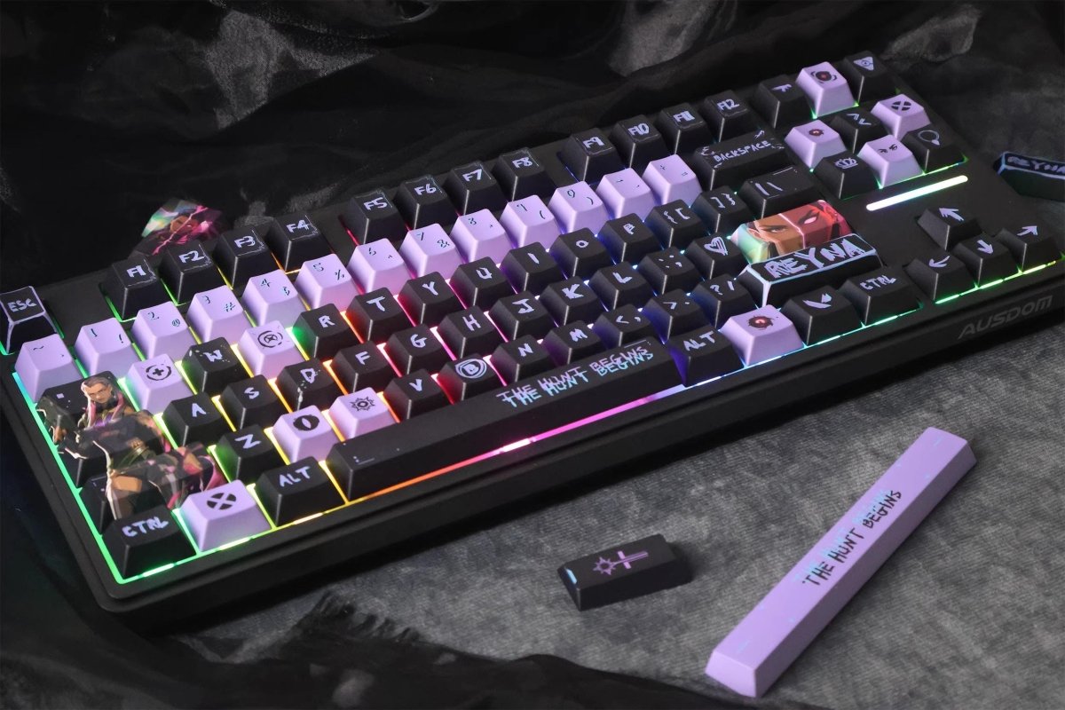 Reyna Valorant Theme Artisan Keycap Set