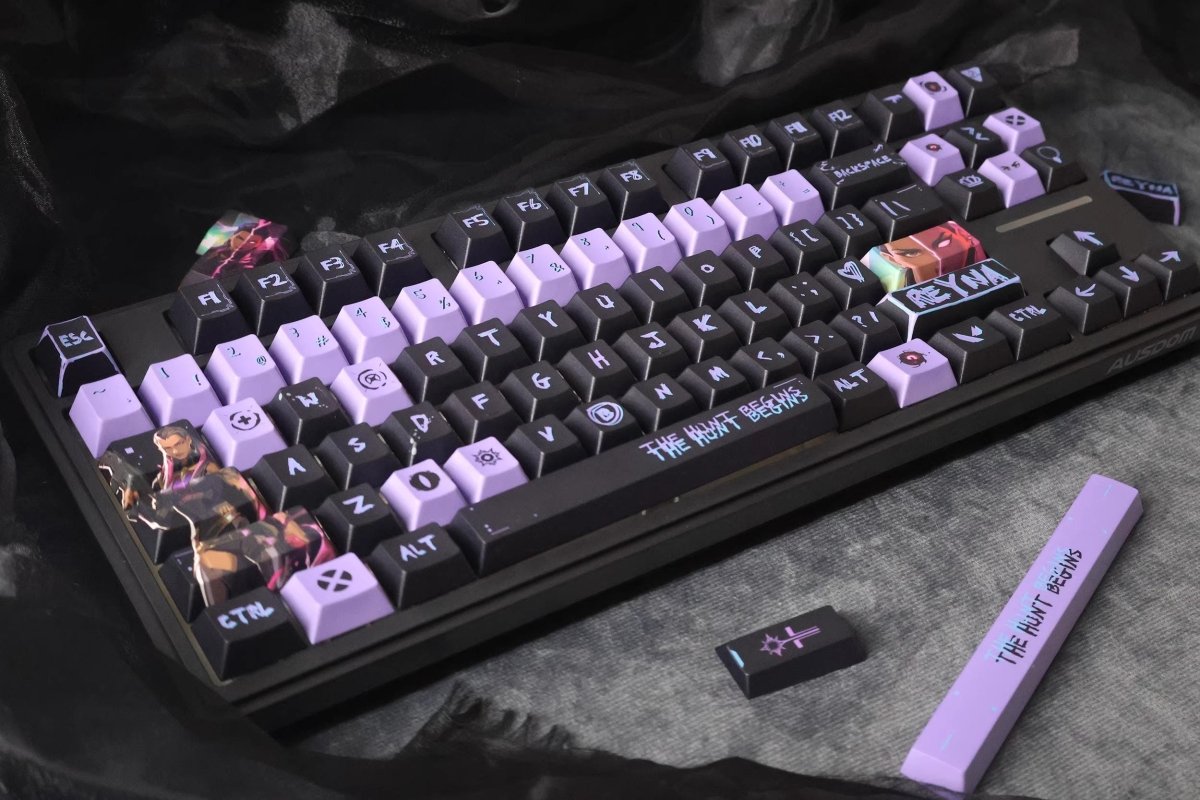 Reyna Valorant Theme Artisan Keycap Set