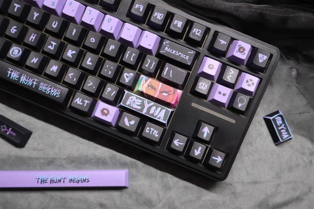 Reyna Valorant Theme Artisan Keycap Set
