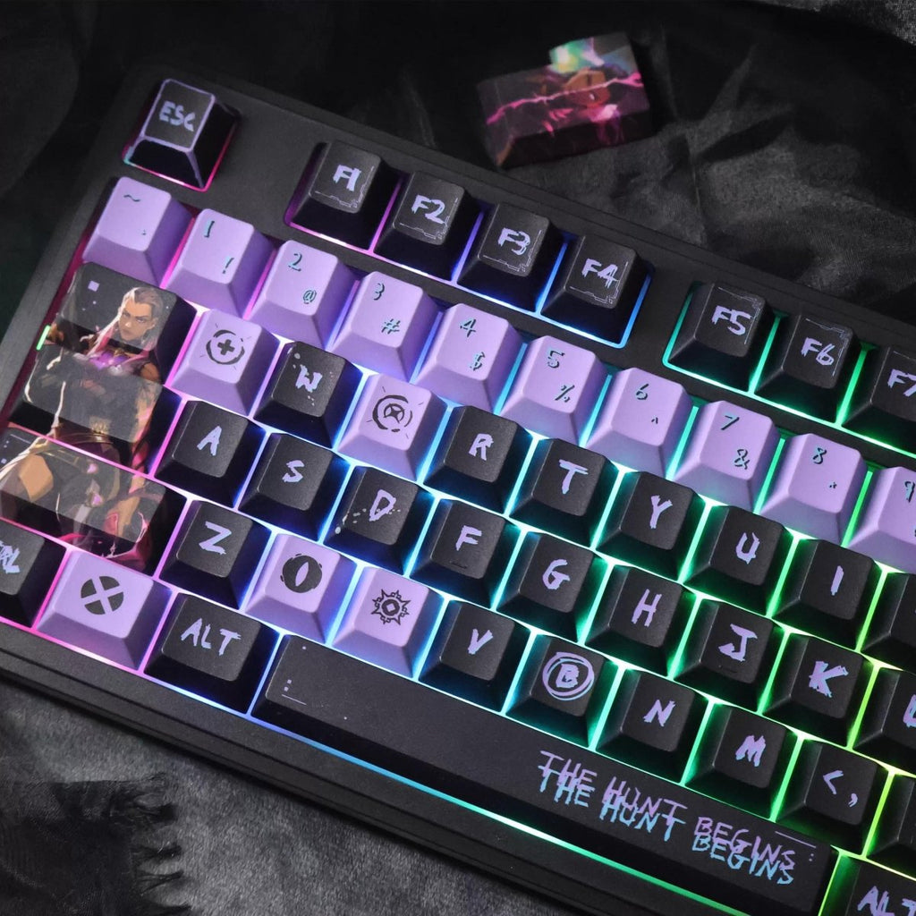 Reyna Valorant Theme Artisan Keycap Set