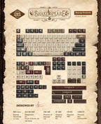 Shakespeare Artisan Keycap Set - KeyArtisan®