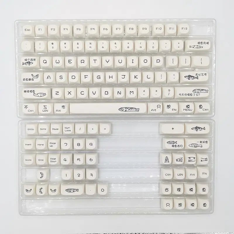 Simple Fish Theme PBT Keycap Set