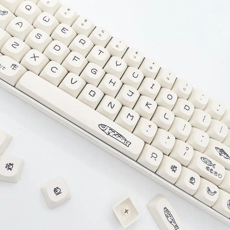 Simple Fish Theme PBT Keycap Set
