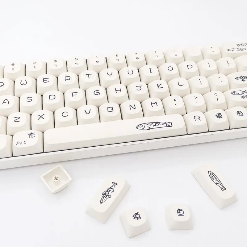 Simple Fish Theme PBT Keycap Set