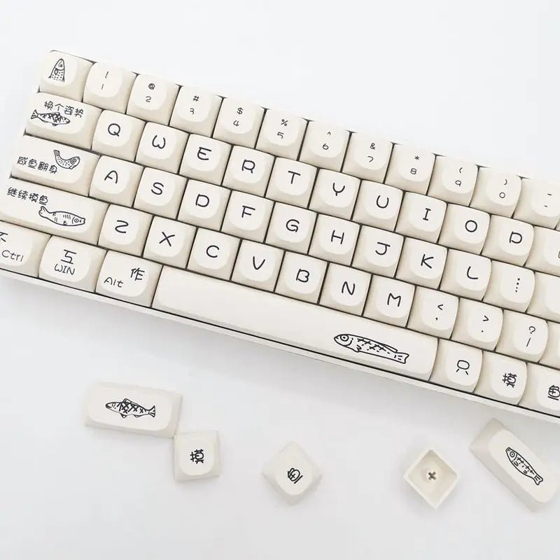 Simple Fish Theme PBT Keycap Set