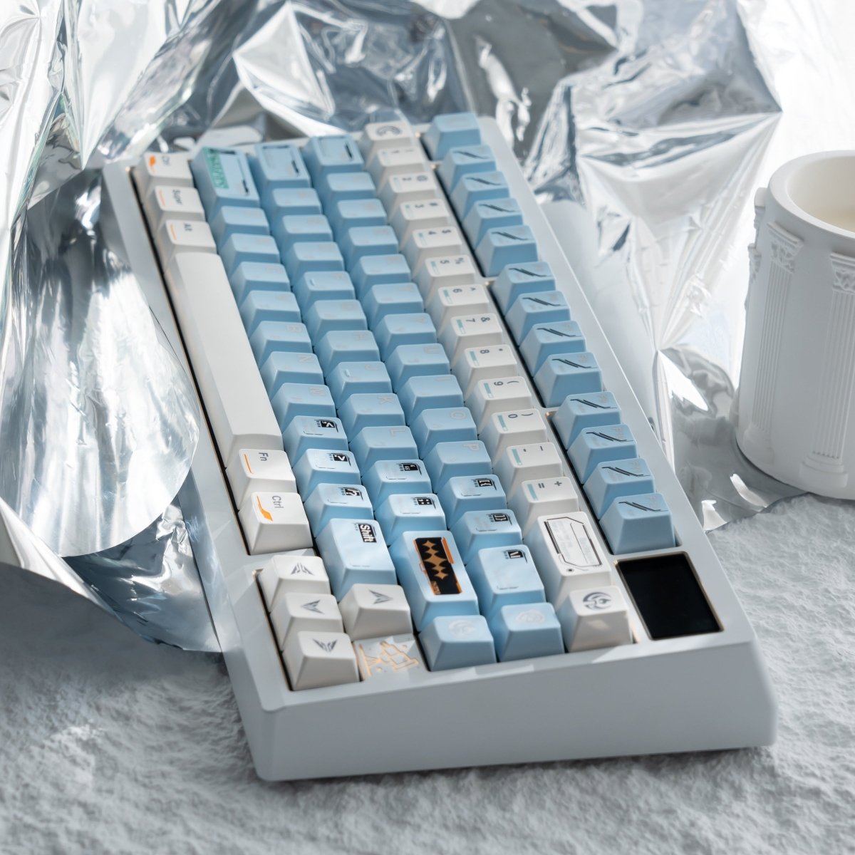 Space Station - Themed Blue Artisan Keycap Set