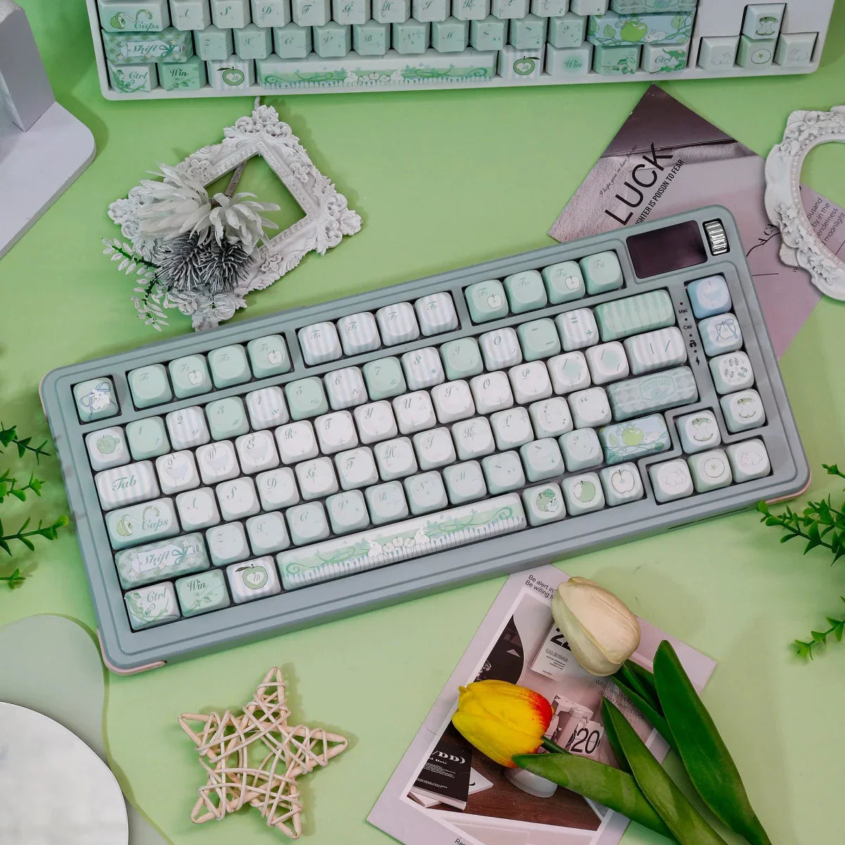 Spring Bunny Orchard Keycap Set