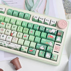 Spring Green Matcha Theme Artisan Keycap Set