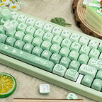 Spring Pastel Green Keycap Set - KeyArtisan®
