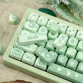 Spring Pastel Green Keycap Set - KeyArtisan®