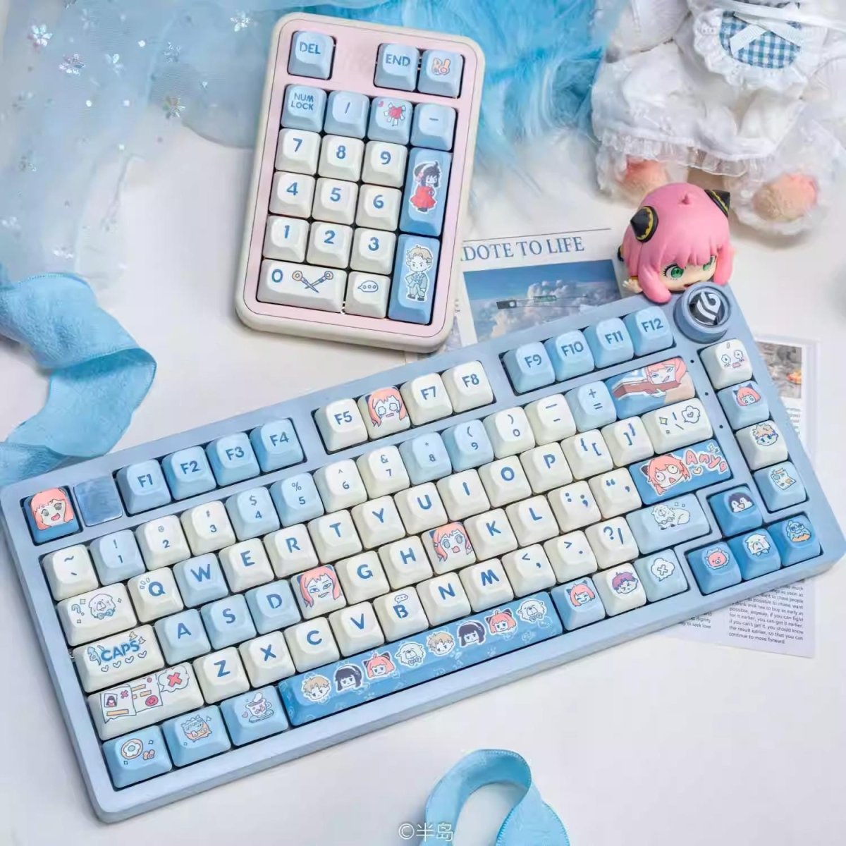 Spy X Family Theme Keycap Set