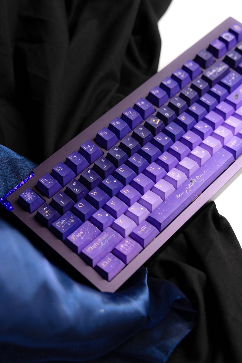 Starry Night Corridor - Themed Gradient Keycap Set