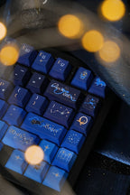 Starry Night Corridor - Themed Gradient Keycap Set