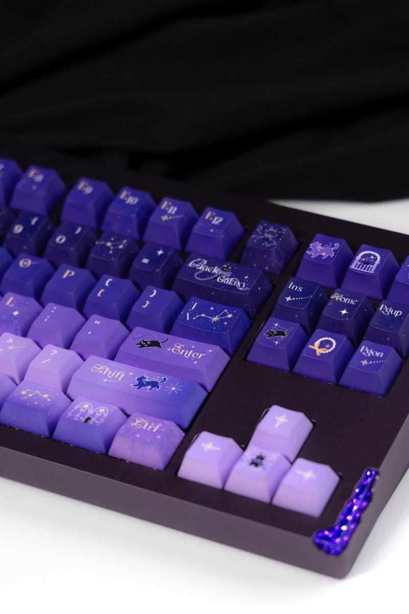 Starry Night Corridor - Themed Gradient Keycap Set