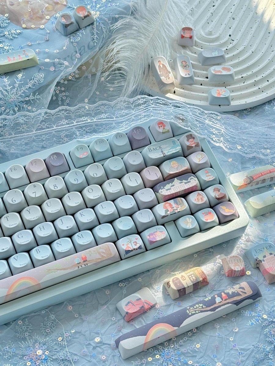 Storybook Pastel Magic Artisan Keycap Set