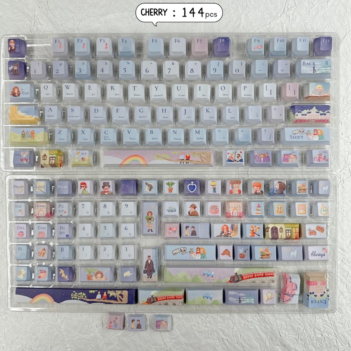Storybook Pastel Magic Artisan Keycap Set