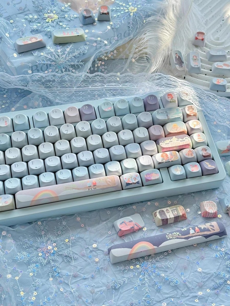 Storybook Pastel Magic Artisan Keycap Set