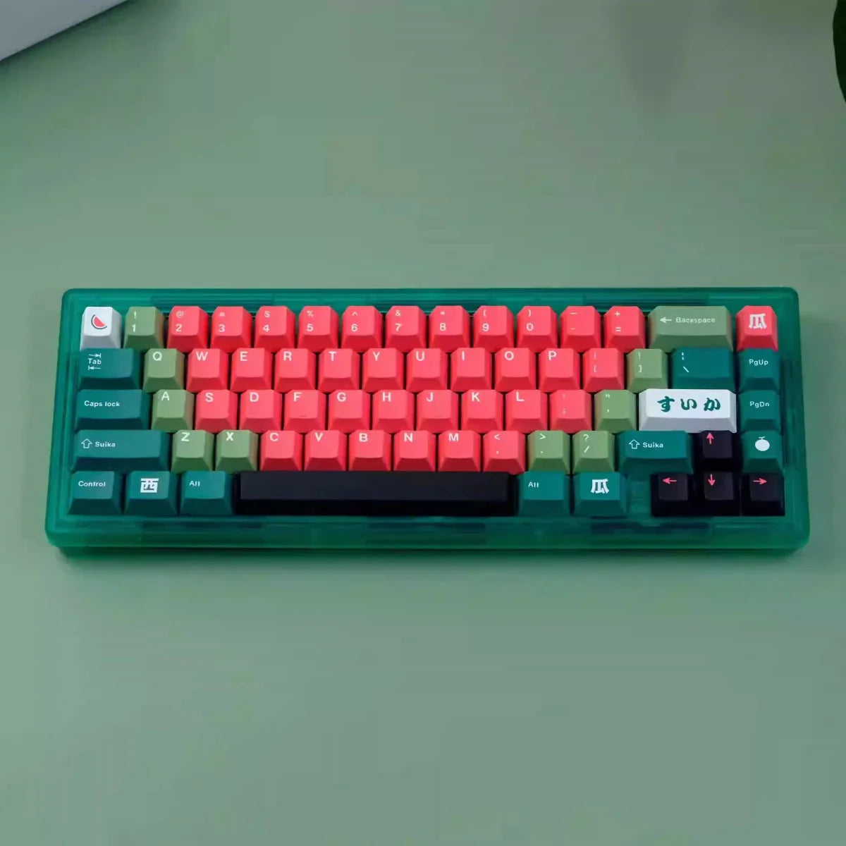 Suika Watermelon Theme Keycap Set - KeyArtisan®