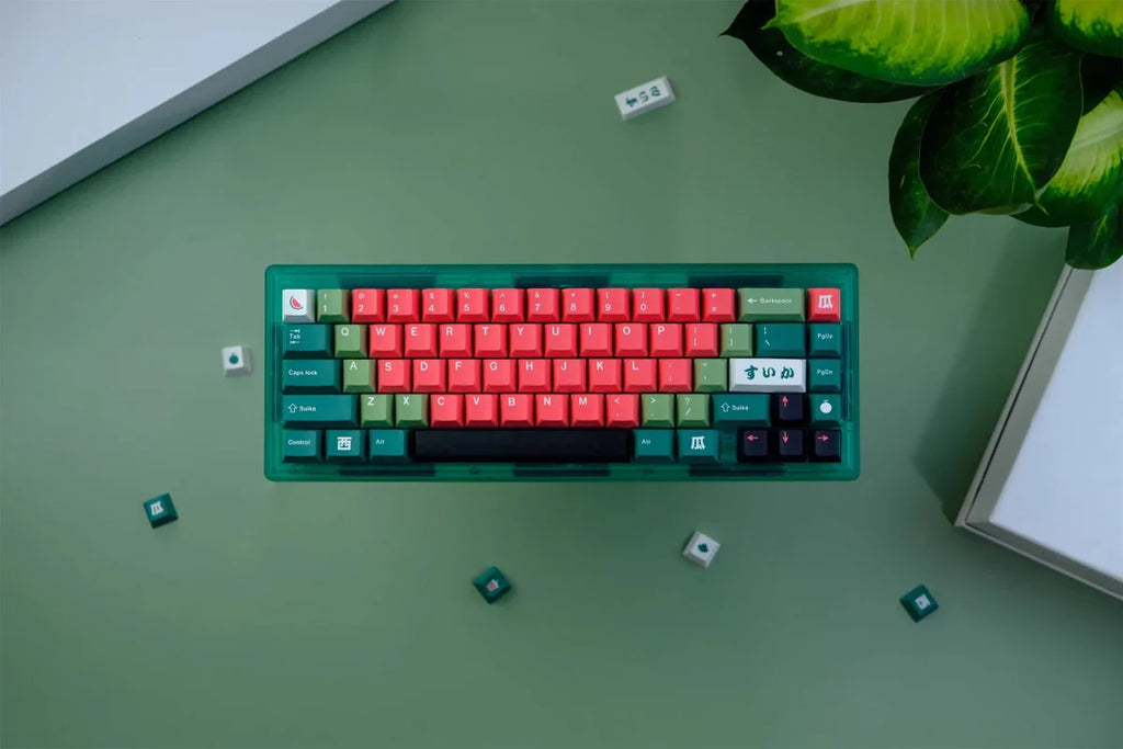 Suika Watermelon Theme Keycap Set - KeyArtisan®