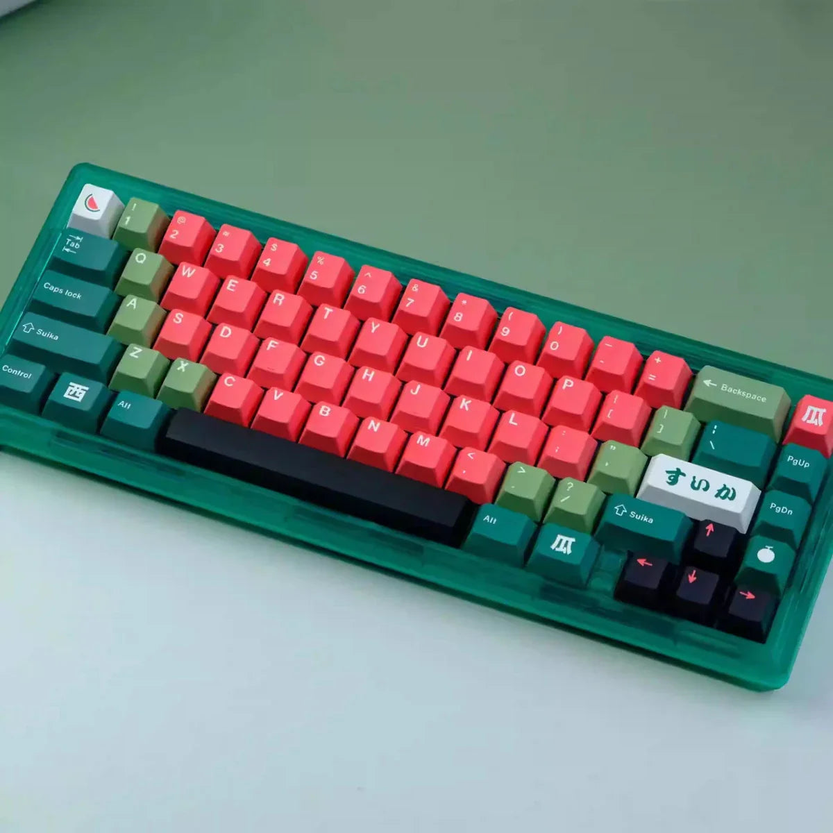 Suika Watermelon Theme Keycap Set - KeyArtisan®