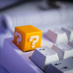 Super Mario Keycap – Light-Up Question Box & Coin Design