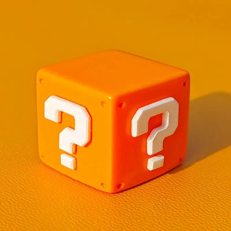Super Mario Keycap – Light-Up Question Box & Coin Design