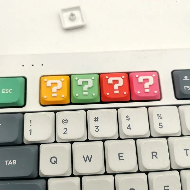 Super Mario: Question Mark Block Low Profile Keycaps