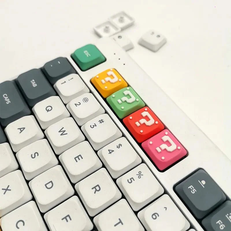 Super Mario: Question Mark Block Low Profile Keycaps
