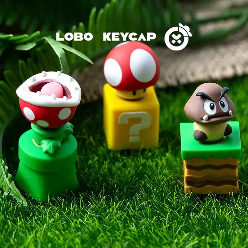 Super Mario Rotating Artisan Resin Keycap