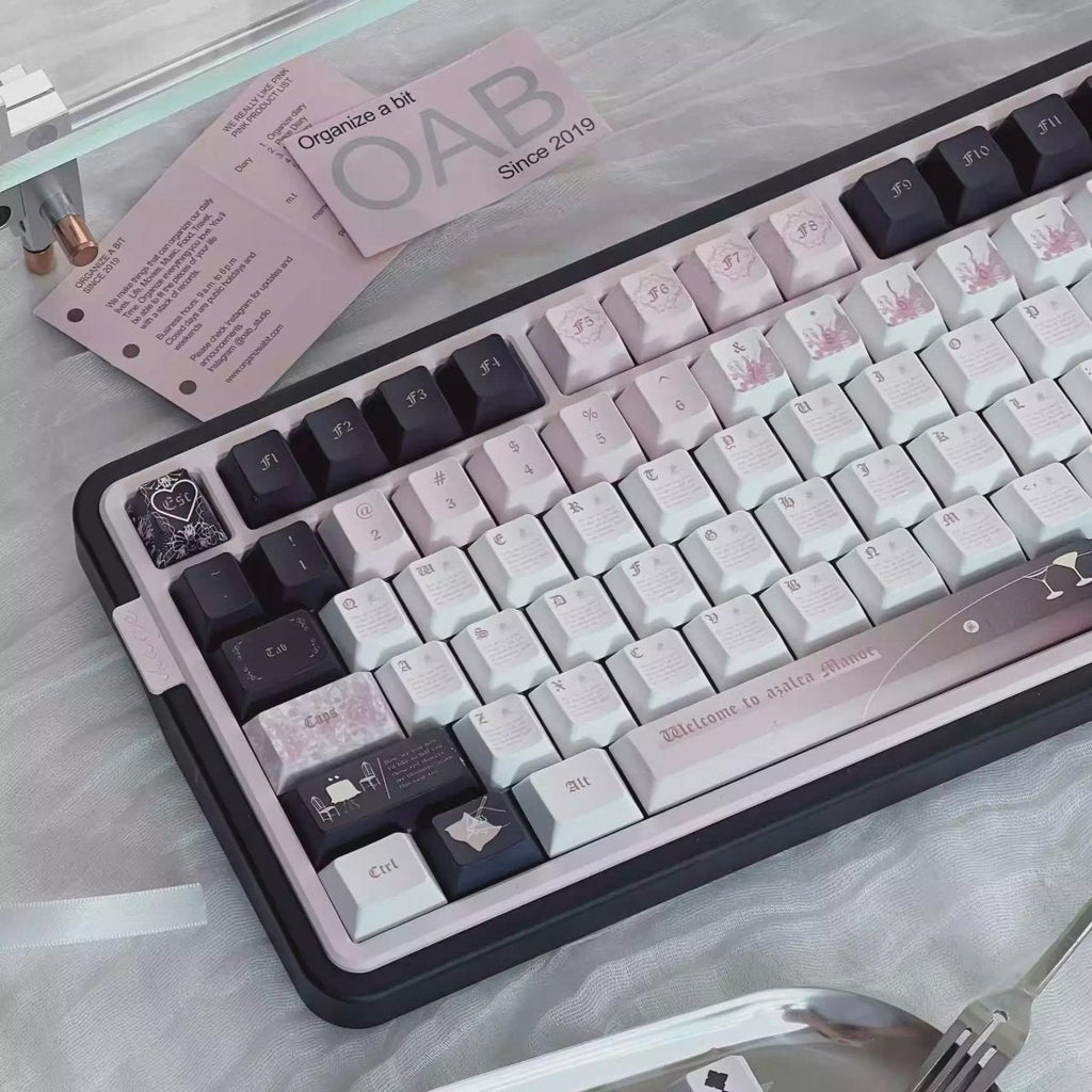 The Azalea Manor Theme Artisan Keycap Set