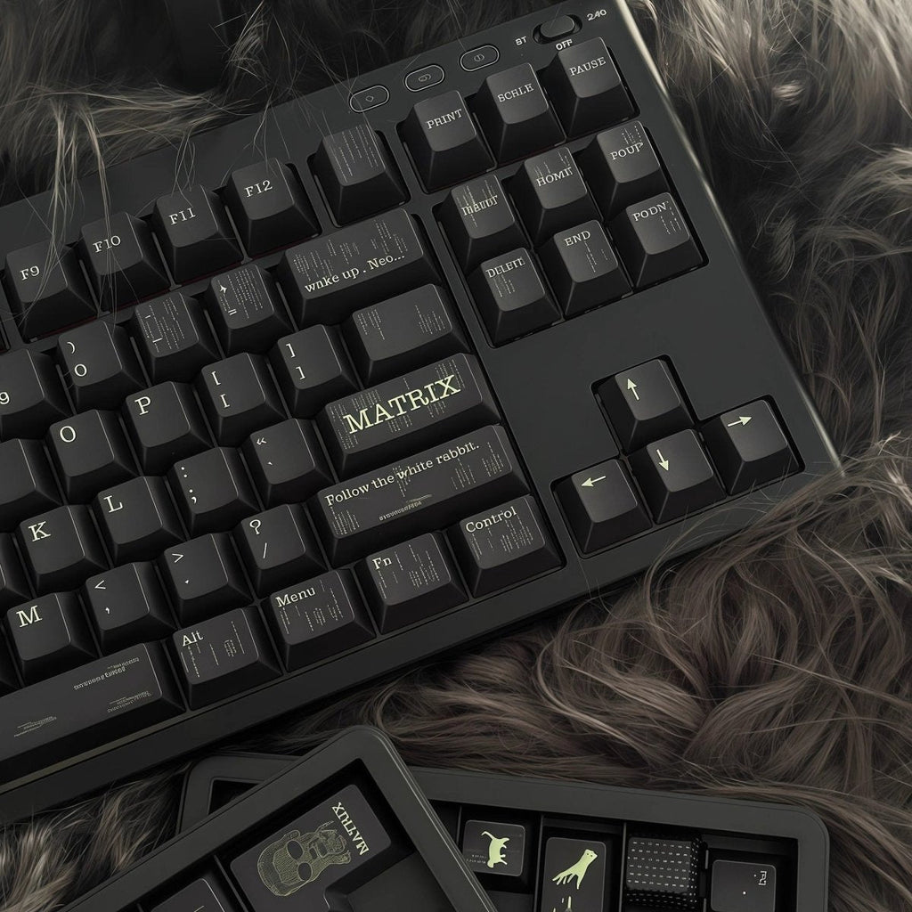 The Matrix - Themed Cherry Profile PBT Dye Sub Keycap Set