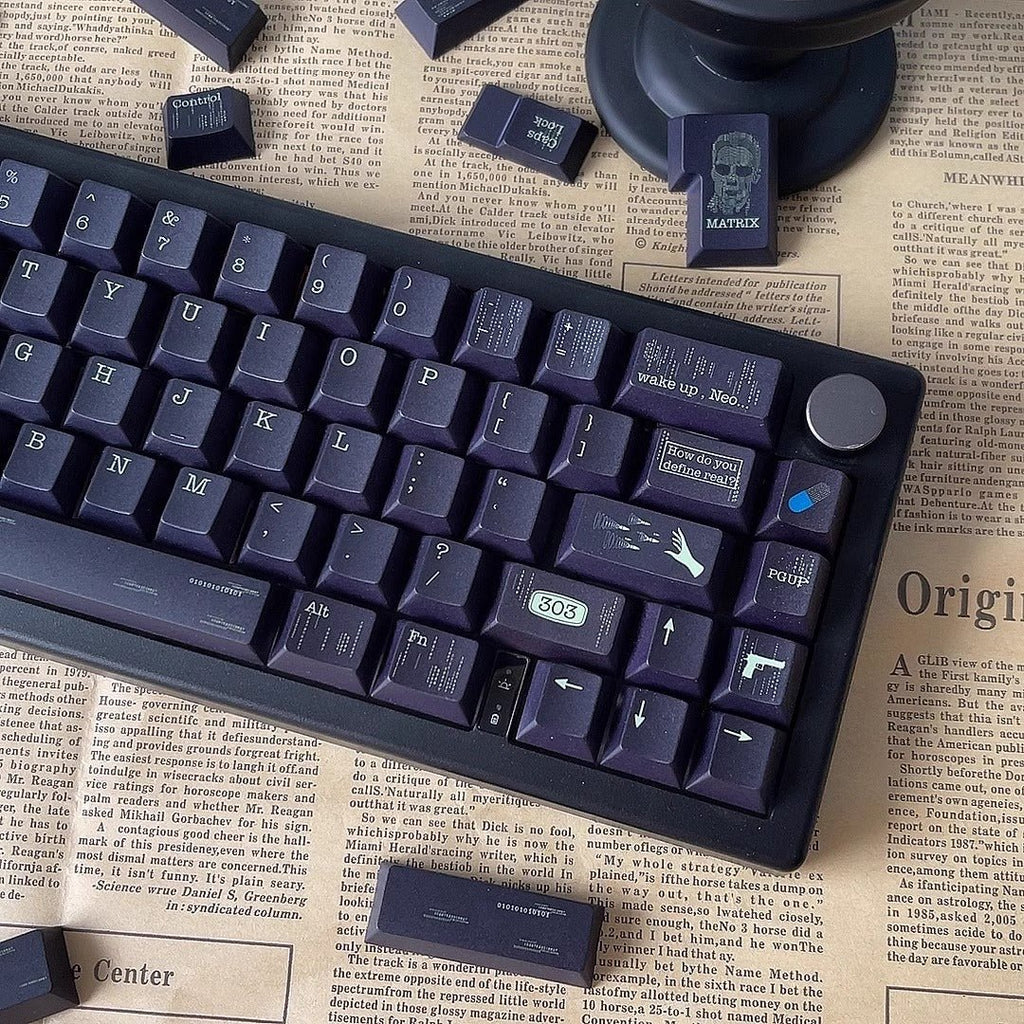 The Matrix - Themed Cherry Profile PBT Dye Sub Keycap Set