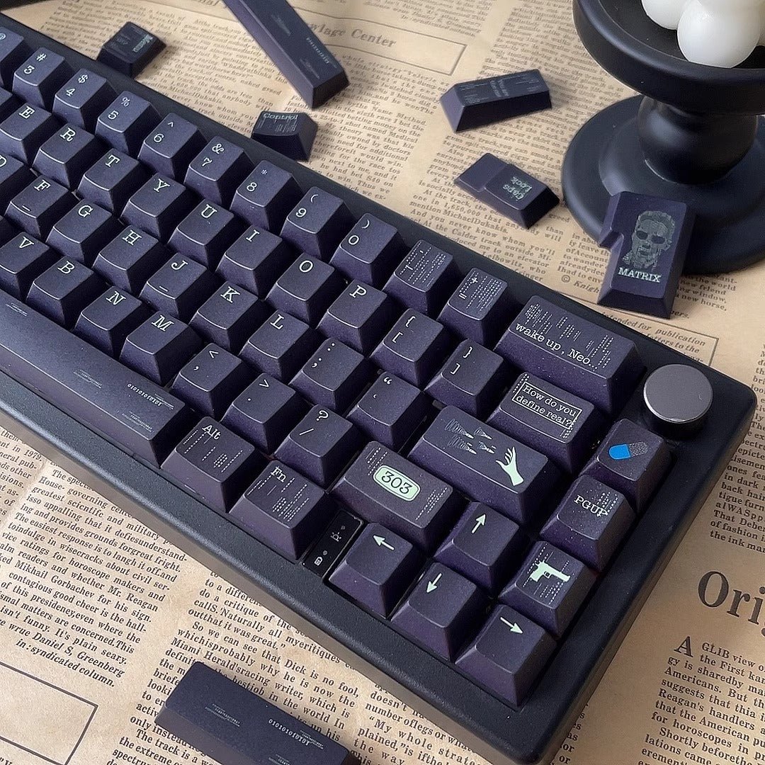 The Matrix - Themed Cherry Profile PBT Dye Sub Keycap Set