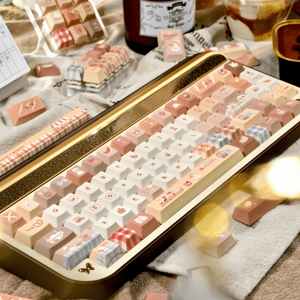 Toasted Bread - Themed Cute Cherry / MOA Profile PBT Keycap Set