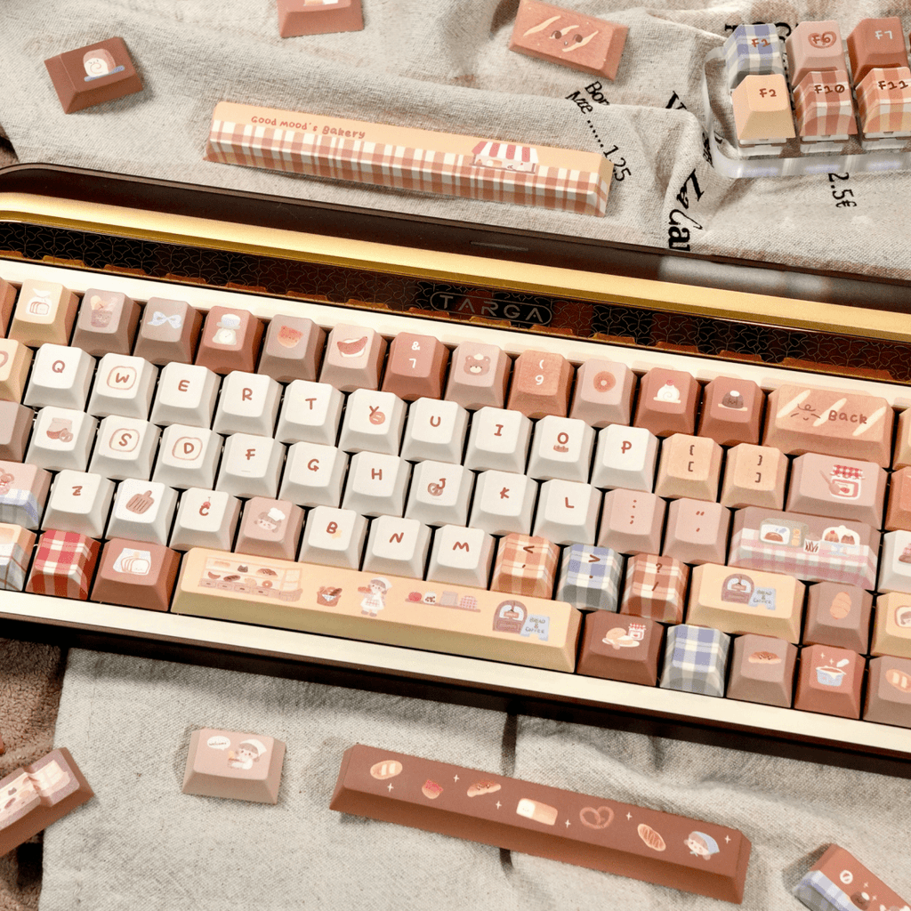 Toasted Bread - Themed Cute Cherry / MOA Profile PBT Keycap Set