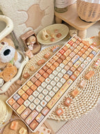 Toasted Bread - Themed Cute Cherry / MOA Profile PBT Keycap Set