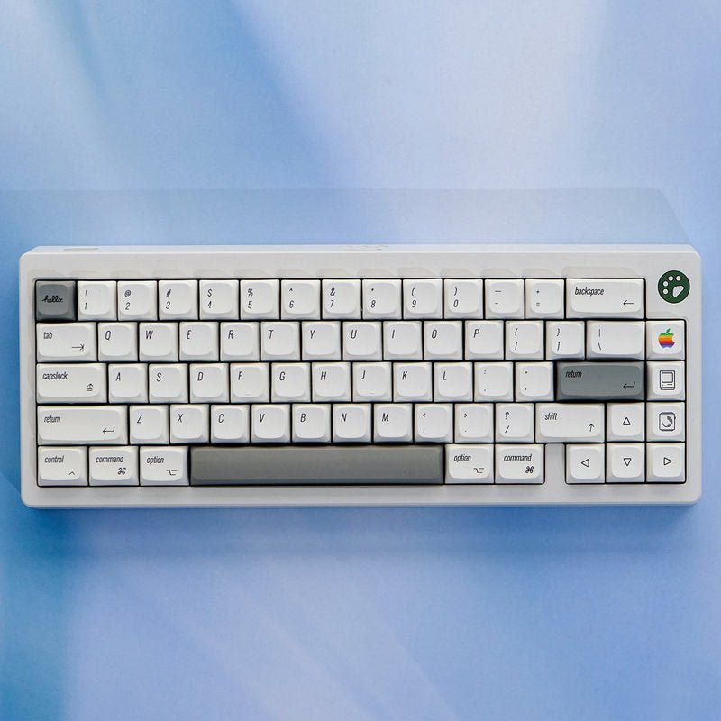 White Mac Theme Simple XDA PBT Keycap Set