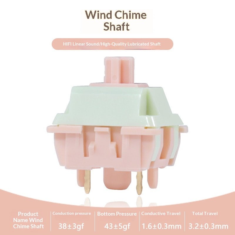 Wind Chime Linear Switches – HIFI Smooth Feel