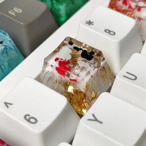 Zen Pond Theme Artisan Resin Keycap